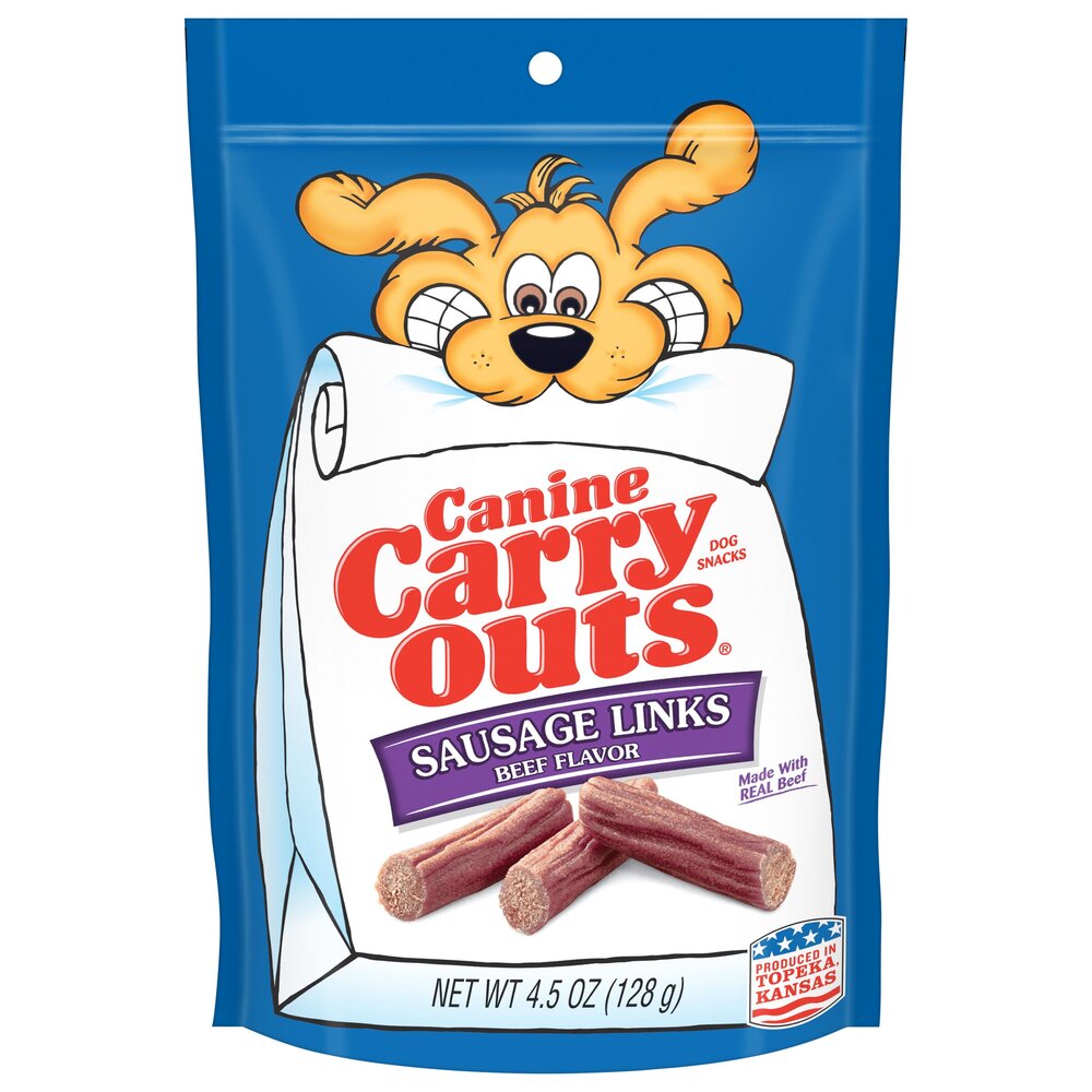 Canine carry outs sausage links online